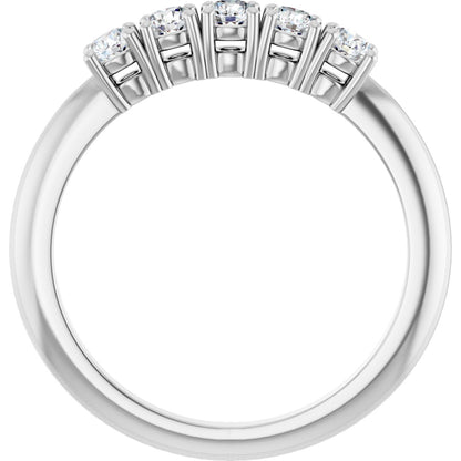 1/3 Ctw Lab-Grown Diamond Anniversary Band - White Gold - Lab Grown Diamond