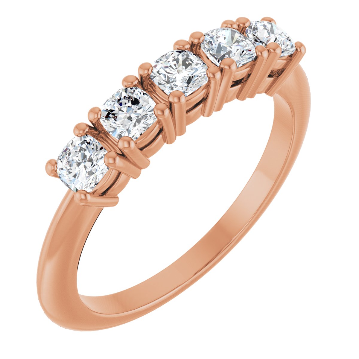 3/4 Ctw Cushion Lab-Grown Diamond Anniversary Band