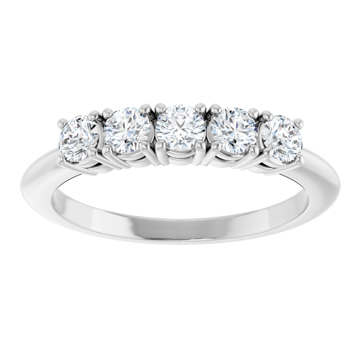 1/2 Ctw Lab-Grown Diamond Anniversary Band - White Gold - Lab Grown Diamond