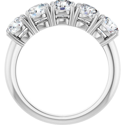 1 7/8 Ctw Lab-Grown Diamond Anniversary Band - White Gold - Lab Grown Diamond
