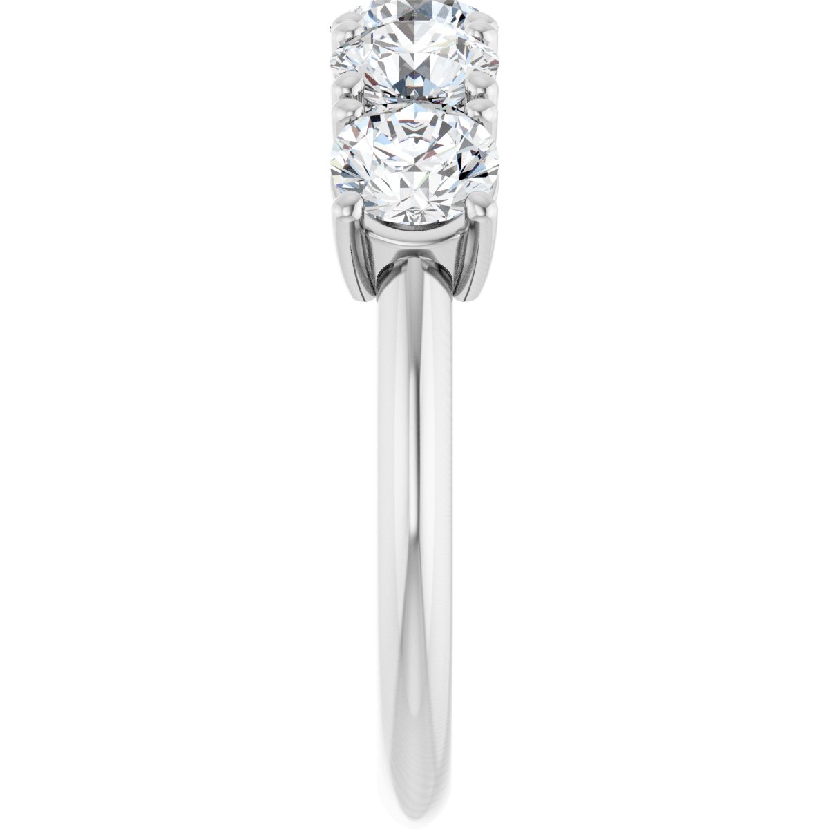 1 7/8 Ctw Lab-Grown Diamond Anniversary Band - White Gold - Lab Grown Diamond