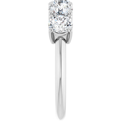 1 7/8 Ctw Lab-Grown Diamond Anniversary Band - White Gold - Lab Grown Diamond