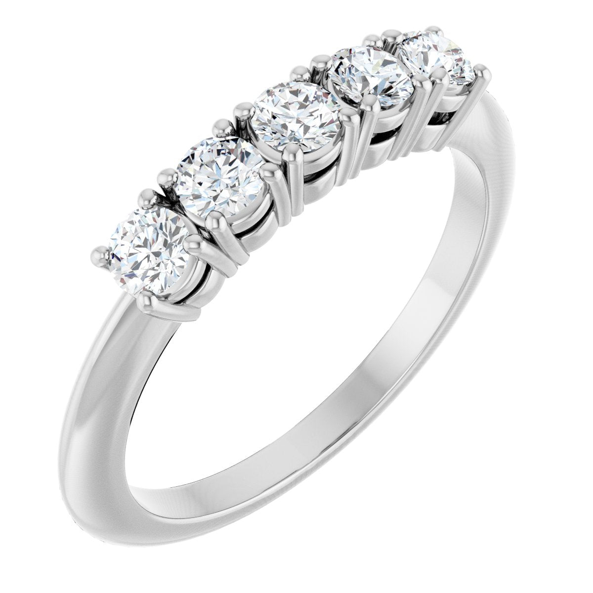 1/2 Ctw Lab-Grown Diamond Anniversary Band