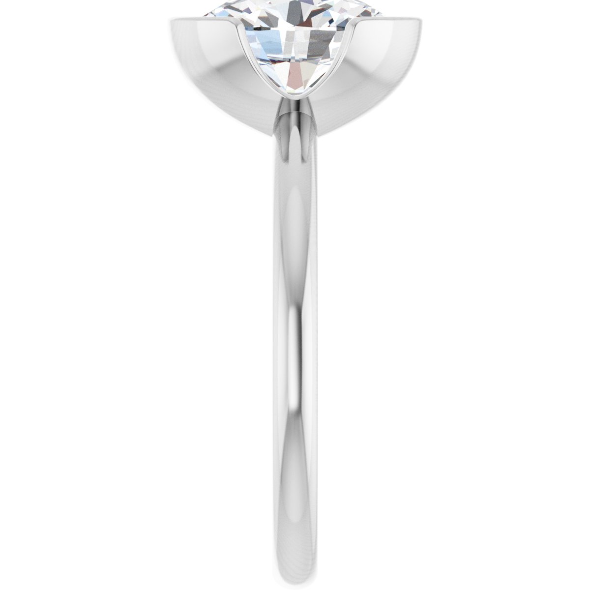 2 Ctw Lab-Grown Diamond Engagement Ring - White Gold - Lab Grown Diamond