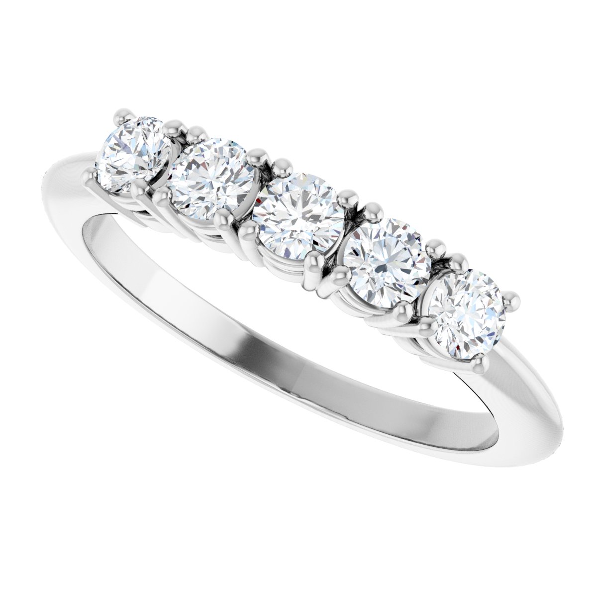 1/2 Ctw Lab-Grown Diamond Anniversary Band - White Gold - Lab Grown Diamond