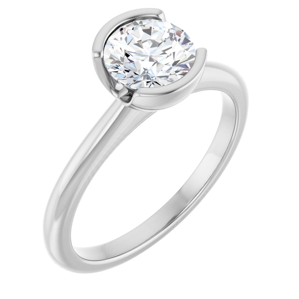 1 Ctw Lab-Grown Diamond Engagement Ring