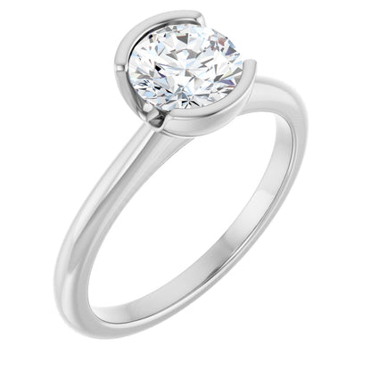 1 Ctw Lab-Grown Diamond Engagement Ring