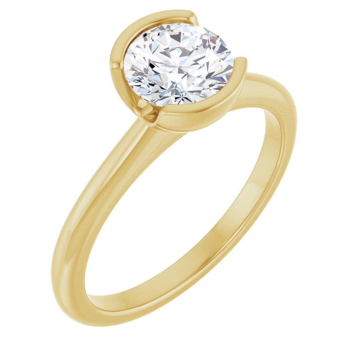 1 Ctw Lab-Grown Diamond Engagement Ring