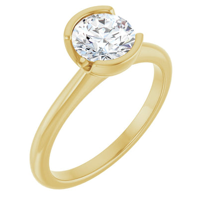 1 Ctw Lab-Grown Diamond Engagement Ring