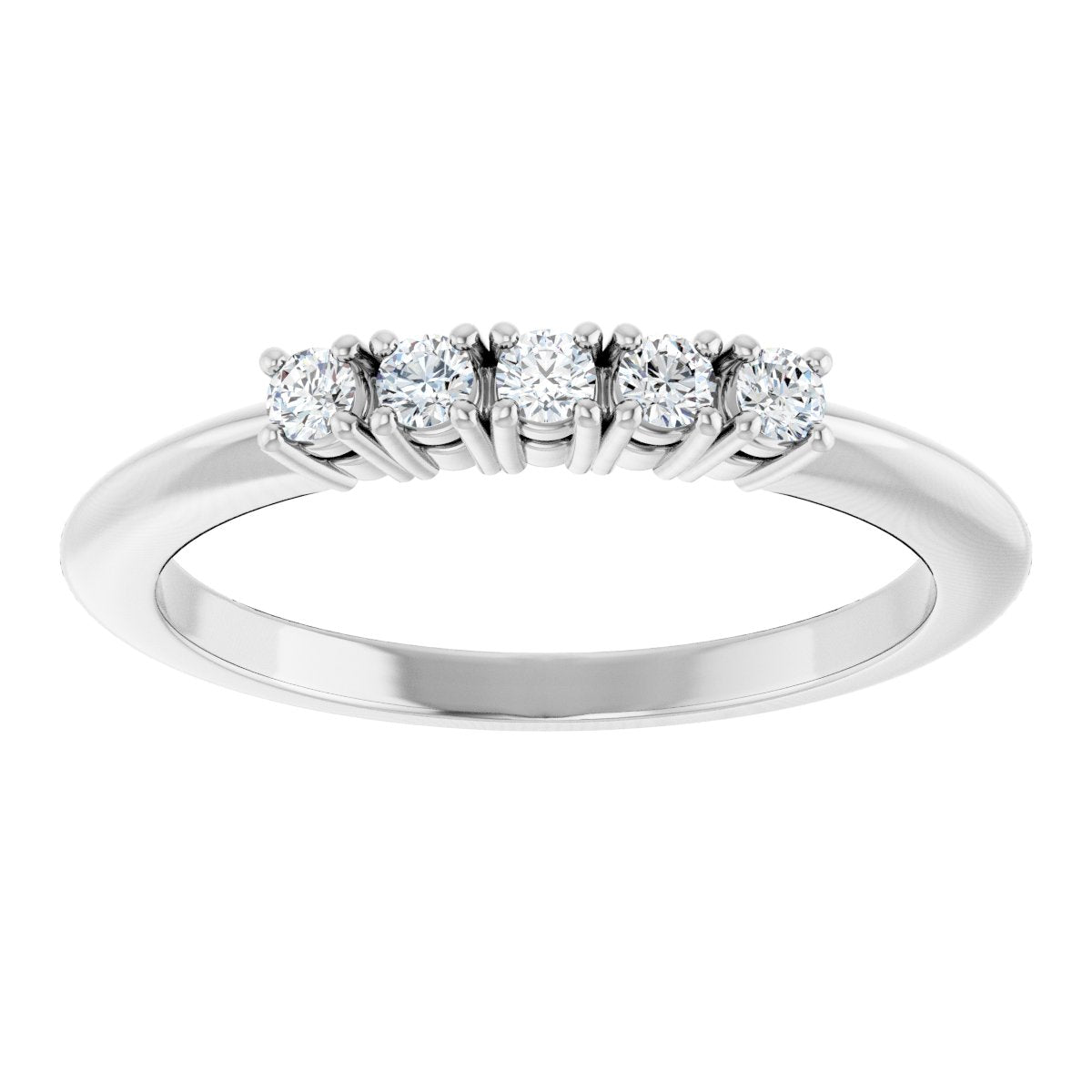 1/6 Ctw Lab-Grown Diamond Anniversary Band - White Gold - Lab Grown Diamond