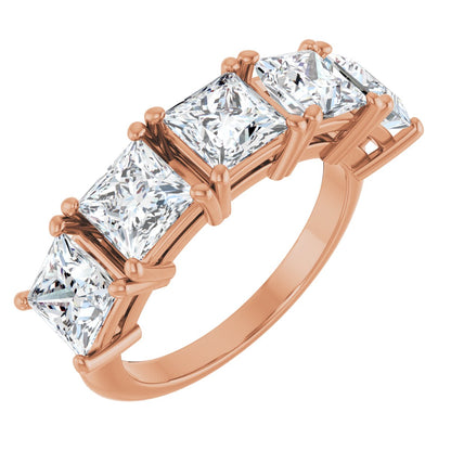 3 3/4 Ctw Square Lab-Grown Diamond Anniversary Band