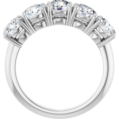 2 1/2 Ctw Lab-Grown Diamond Anniversary Band - White Gold - Lab Grown Diamond