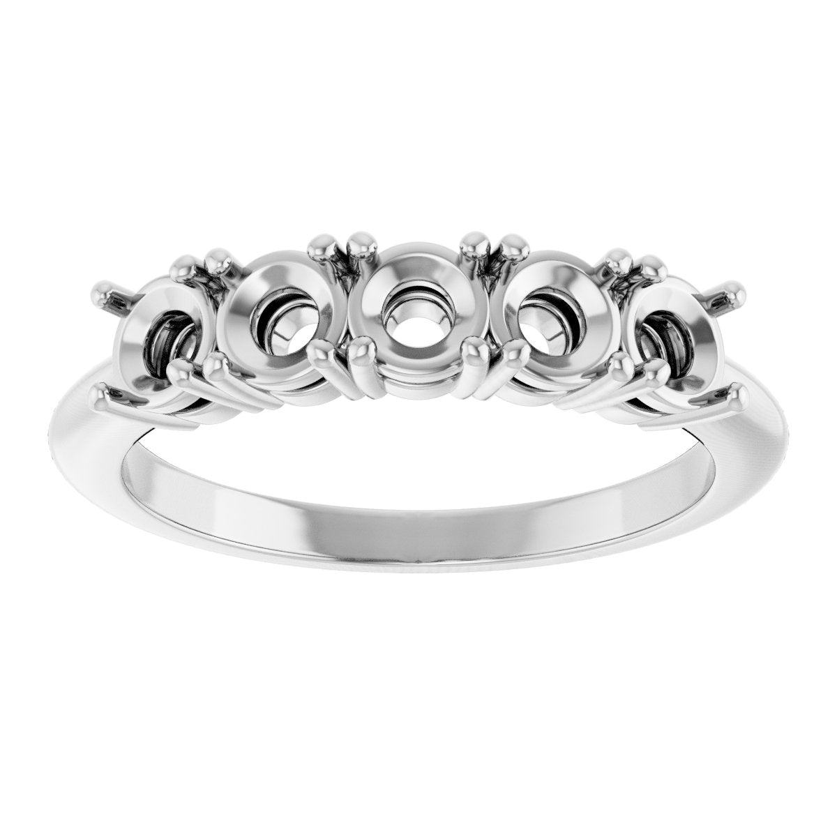 1 Ctw Lab-Grown Diamond Anniversary Band - White Gold - Lab Grown Diamond
