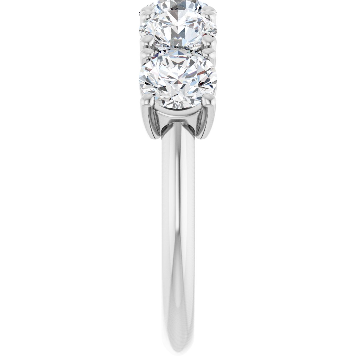 2 1/2 Ctw Lab-Grown Diamond Anniversary Band - White Gold - Lab Grown Diamond