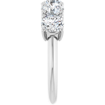 2 1/2 Ctw Lab-Grown Diamond Anniversary Band - White Gold - Lab Grown Diamond