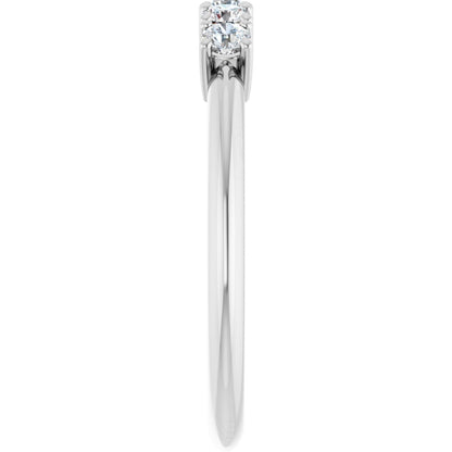 1/3 Ctw Lab-Grown Diamond Anniversary Band - White Gold - Lab Grown Diamond
