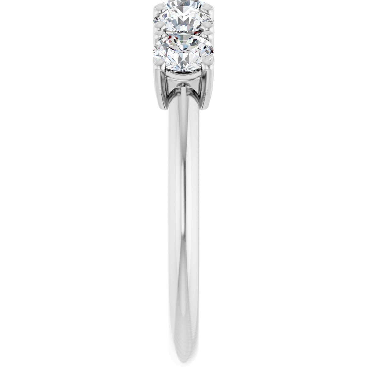 1 1/5 Ctw Lab-Grown Diamond Anniversary Band - White Gold - Lab Grown Diamond