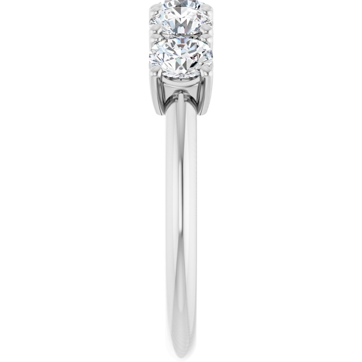 1 1/3 Ctw Lab-Grown Diamond Anniversary Band - White Gold - Lab Grown Diamond
