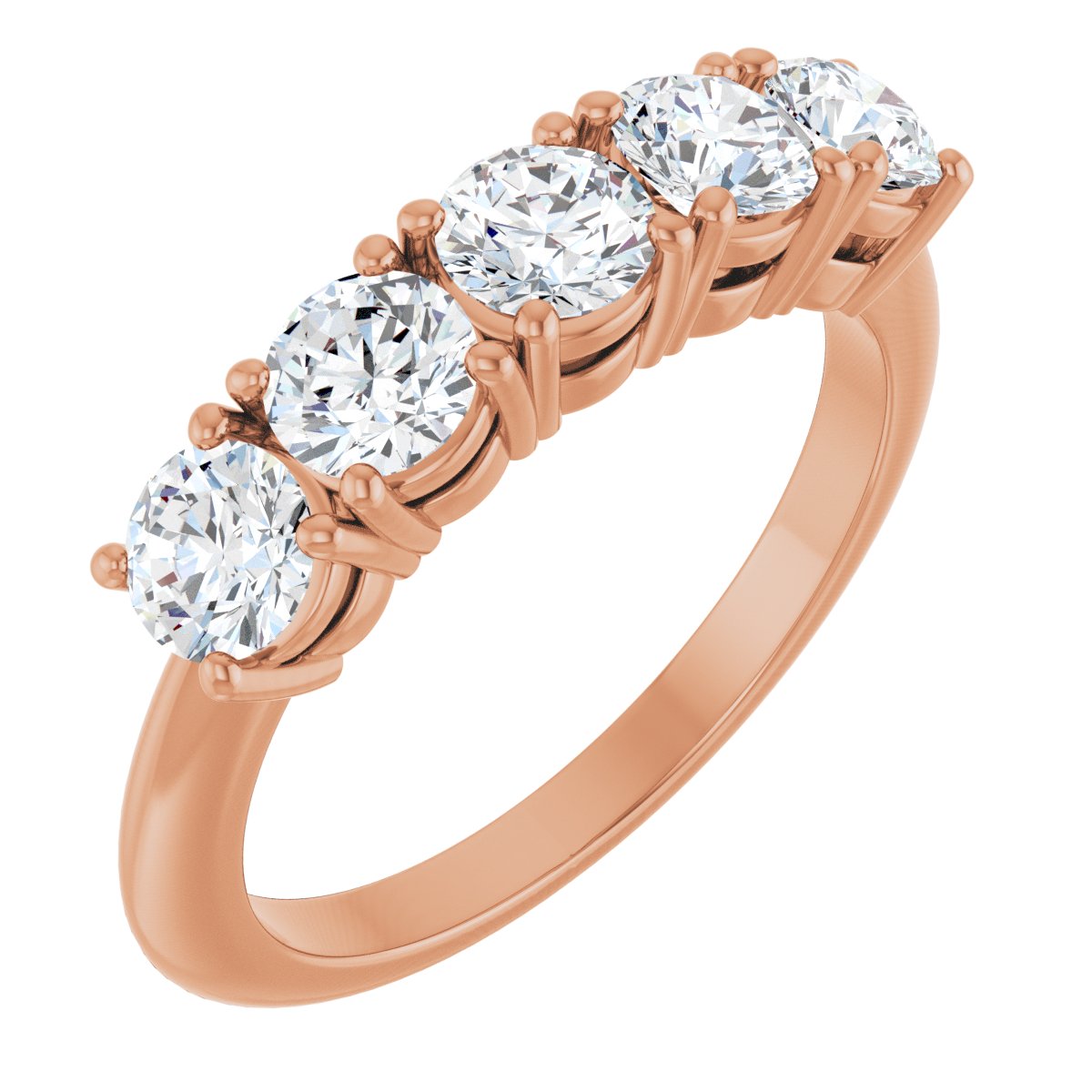 1 1/3 Ctw Lab-Grown Diamond Anniversary Band