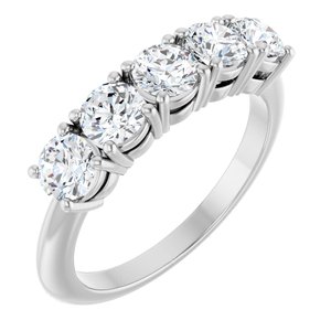 1 1/3 Ctw Lab-Grown Diamond Anniversary Band