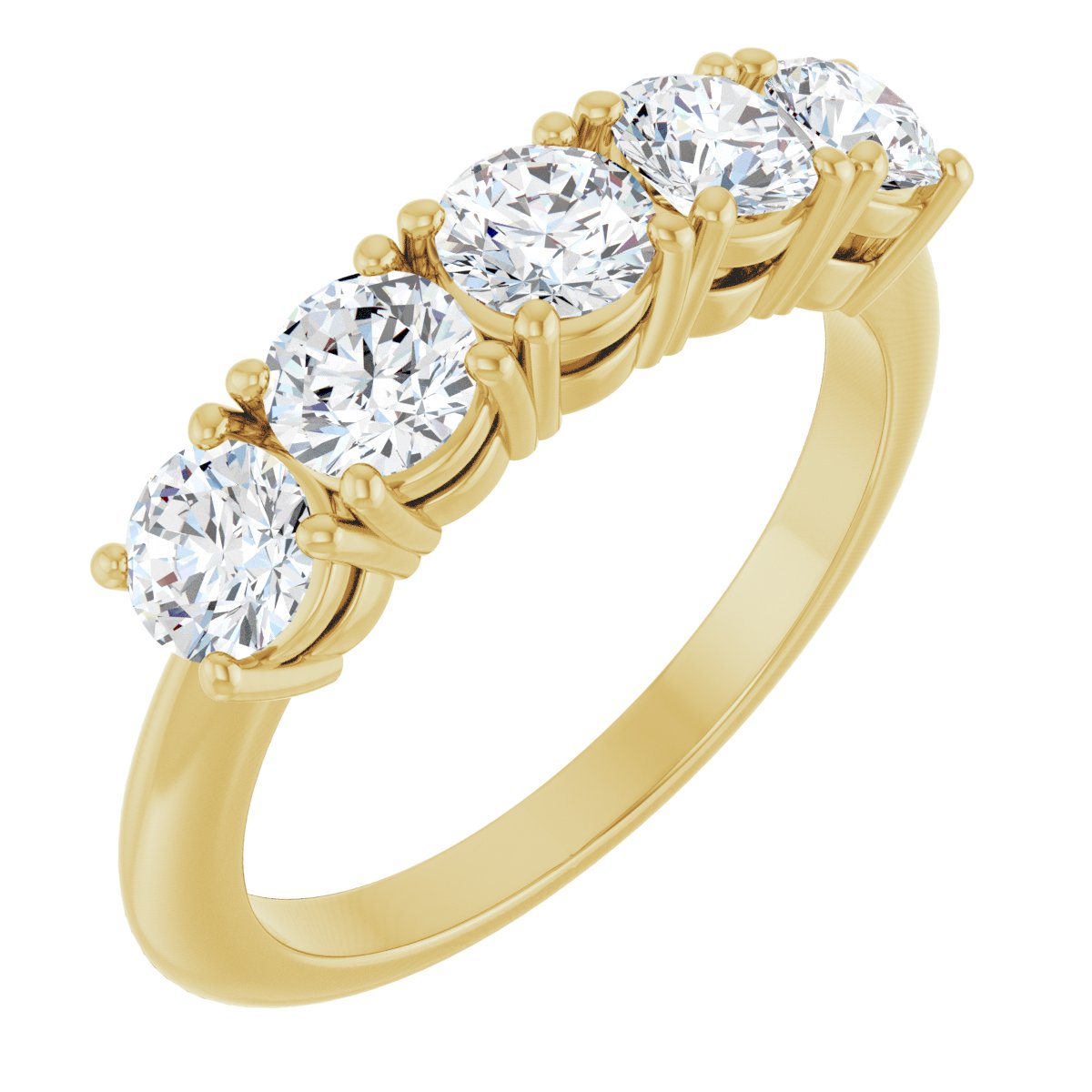 1 1/3 Ctw Lab-Grown Diamond Anniversary Band