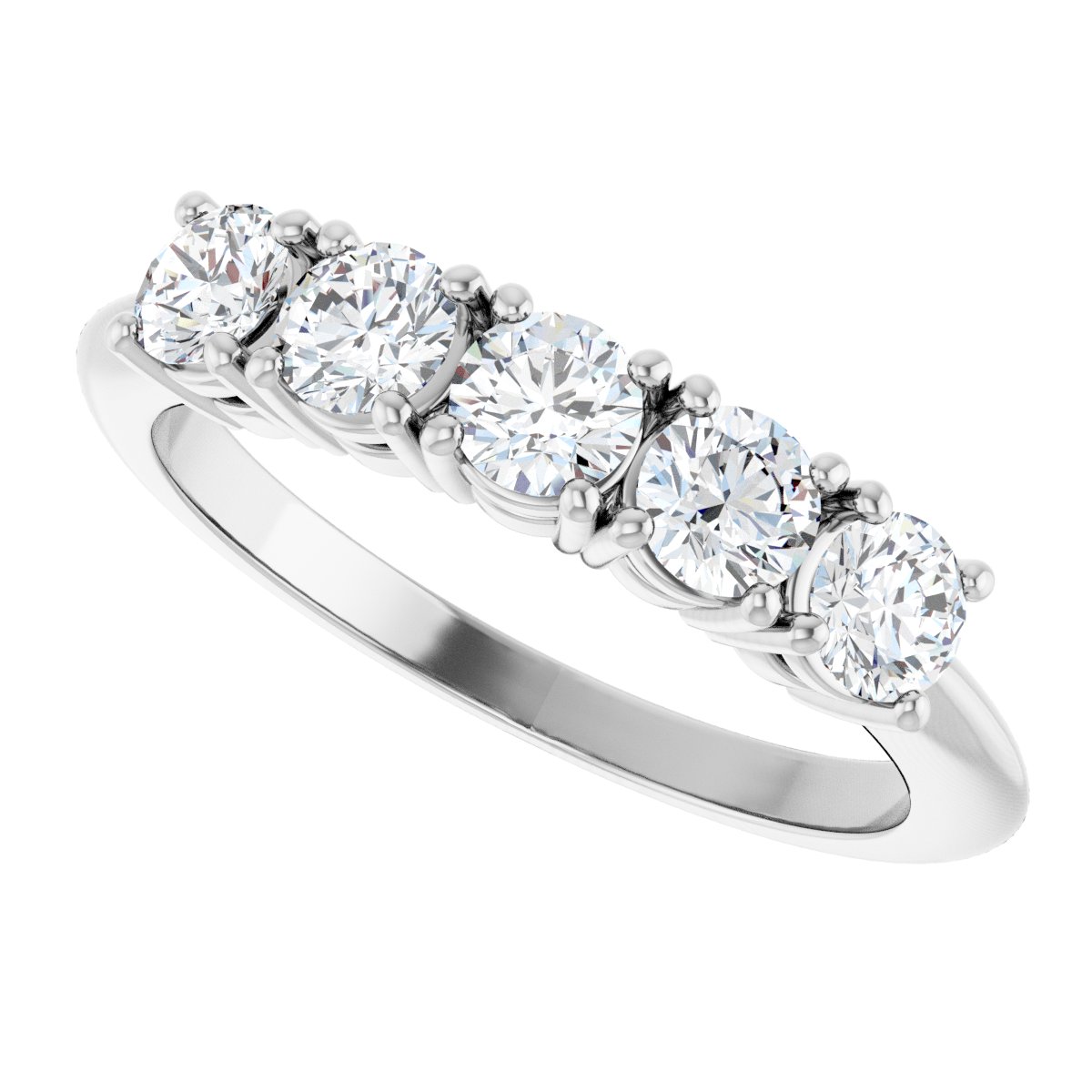 3/4 Ctw Lab-Grown Diamond Anniversary Band - White Gold - Lab Grown Diamond