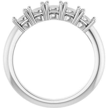 1 Ctw Lab-Grown Diamond Anniversary Band - White Gold - Lab Grown Diamond