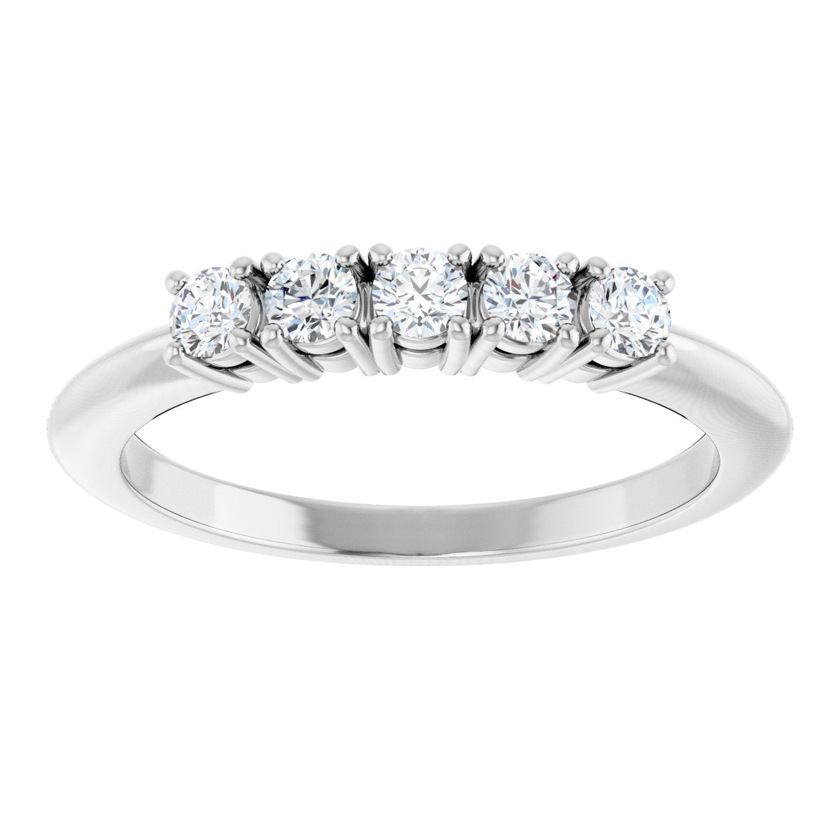 1/3 Ctw Lab-Grown Diamond Anniversary Band - White Gold - Lab Grown Diamond