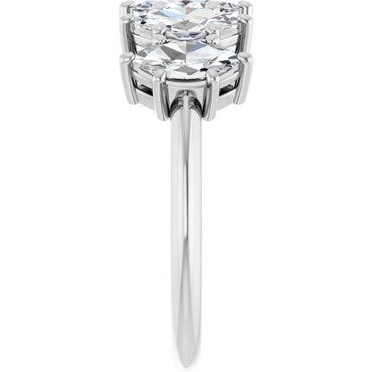 1 5/8 Ctw Marquise Lab-Grown Diamond Anniversary Band - White Gold - Lab Grown Diamond