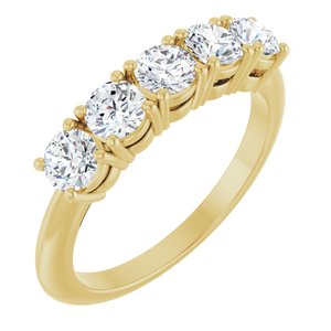 1 1/5 Ctw Lab-Grown Diamond Anniversary Band