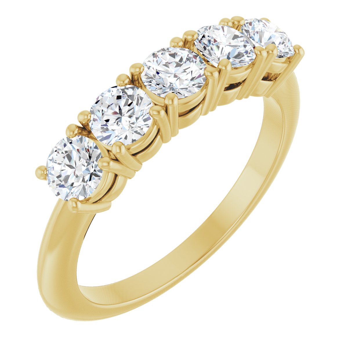 1 1/5 Ctw Lab-Grown Diamond Anniversary Band