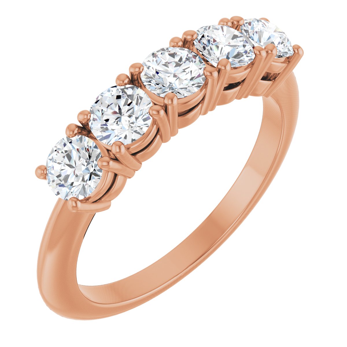 1 1/5 Ctw Lab-Grown Diamond Anniversary Band