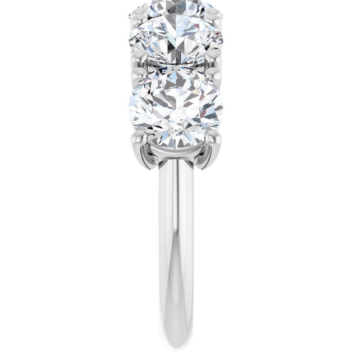 3 5/8 Ctw Lab-Grown Diamond Anniversary Band - White Gold - Lab Grown Diamond