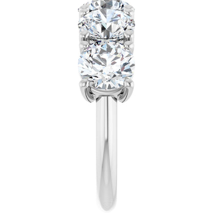 3 5/8 Ctw Lab-Grown Diamond Anniversary Band - White Gold - Lab Grown Diamond