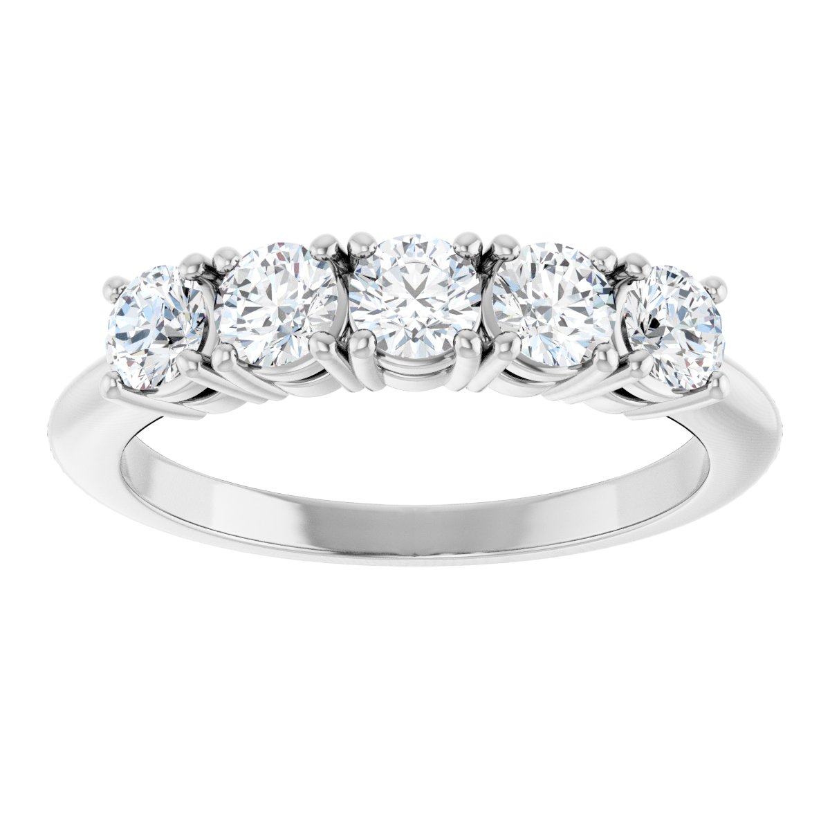 3/4 Ctw Lab-Grown Diamond Anniversary Band - White Gold - Lab Grown Diamond