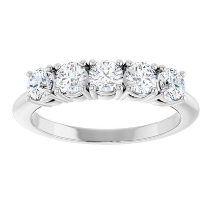 3/4 Ctw Lab-Grown Diamond Anniversary Band - White Gold - Lab Grown Diamond