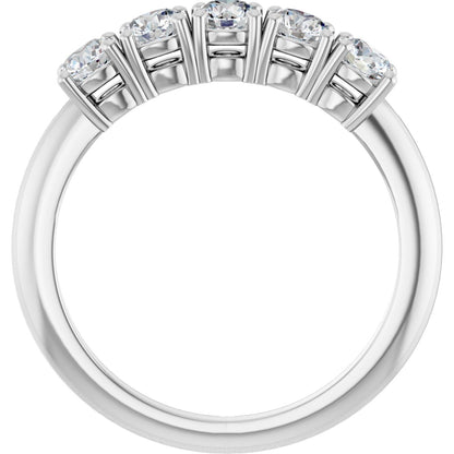 3/4 Ctw Lab-Grown Diamond Anniversary Band - White Gold - Lab Grown Diamond