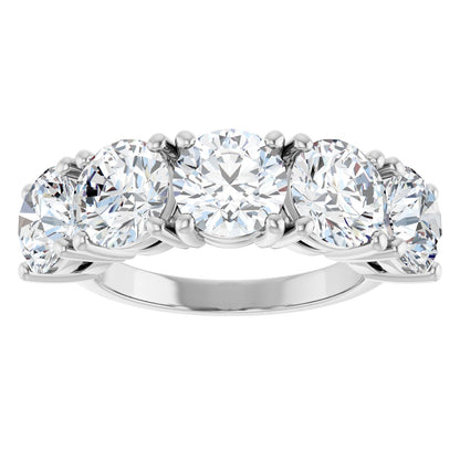 3 5/8 Ctw Lab-Grown Diamond Anniversary Band - White Gold - Lab Grown Diamond