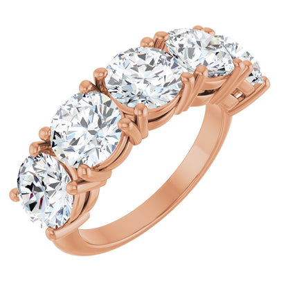 5 Ctw Lab-Grown Diamond Anniversary Band