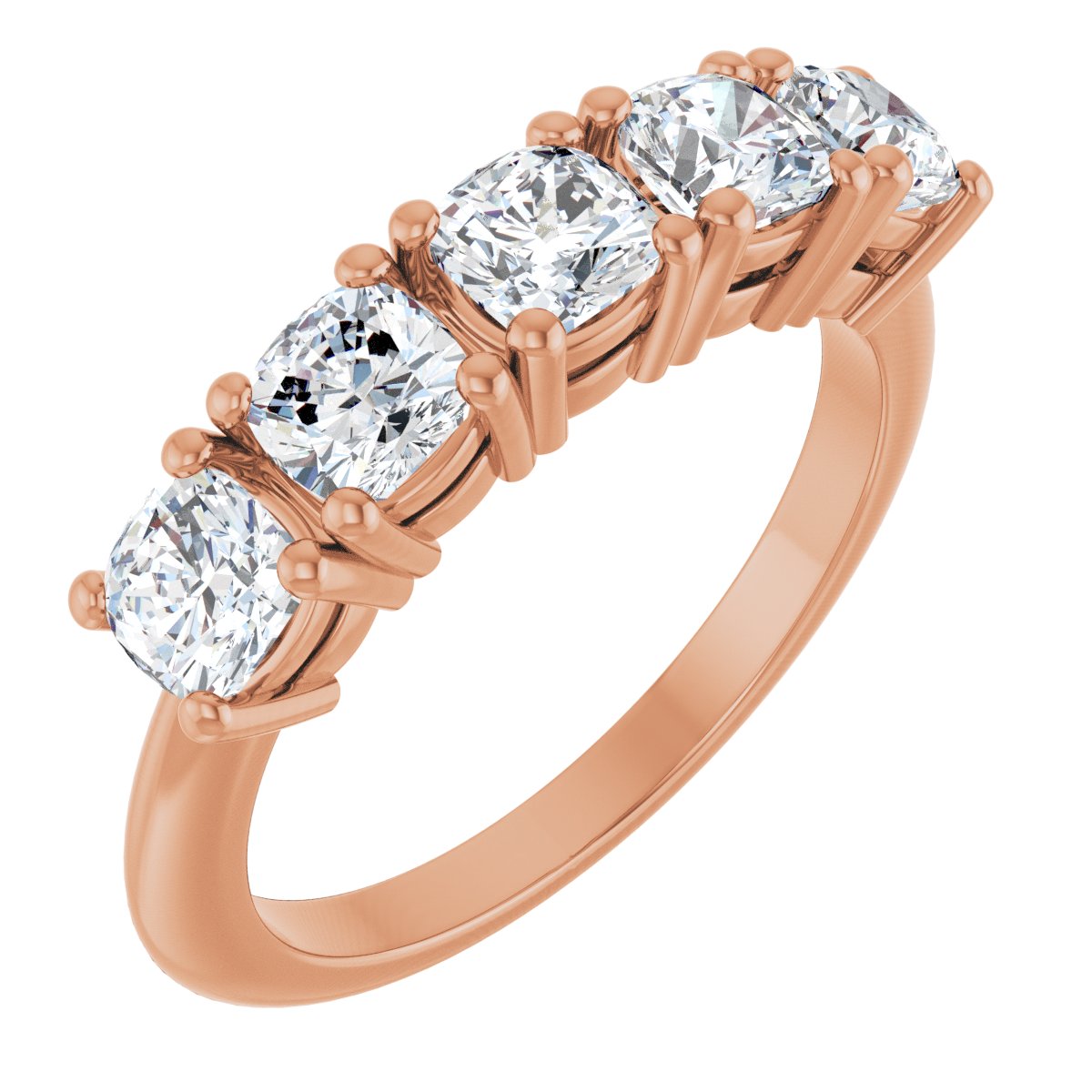 1 5/8 Ctw Cushion Lab-Grown Diamond Anniversary Band
