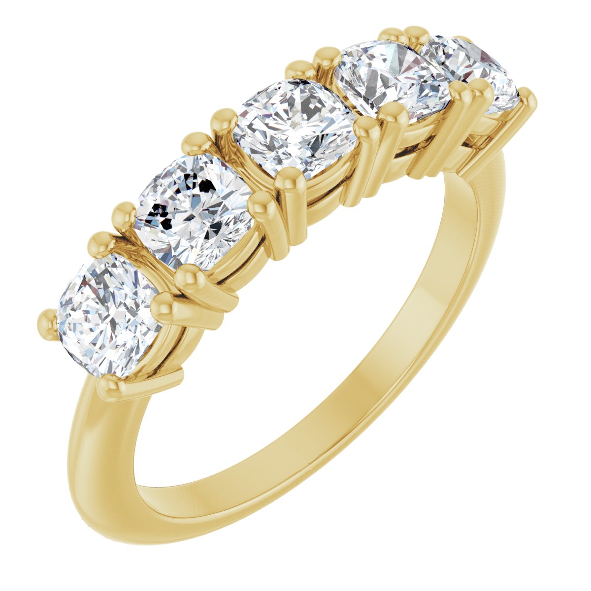 1 5/8 Ctw Cushion Lab-Grown Diamond Anniversary Band