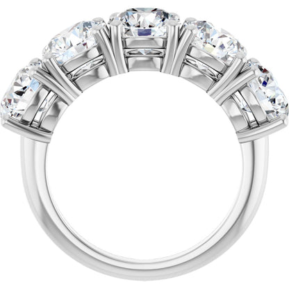 3 5/8 Ctw Lab-Grown Diamond Anniversary Band - White Gold - Lab Grown Diamond