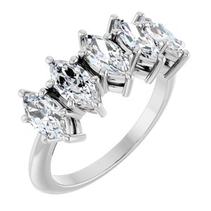 1 5/8 Ctw Marquise Lab-Grown Diamond Anniversary Band