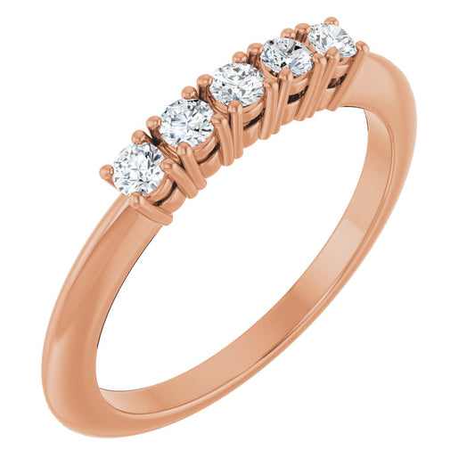 1/5 Ctw Lab-Grown Diamond Anniversary Band
