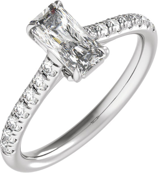 1 1/3 Ctw Lab-Grown Diamond Engagement Ring