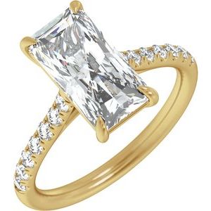 3 1/3 Ctw Lab-Grown Diamond Engagement Ring