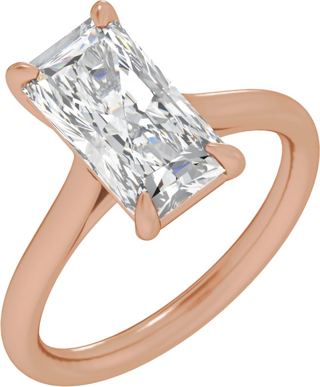 2 Ctw Radiant Lab-Grown Diamond Engagement Ring