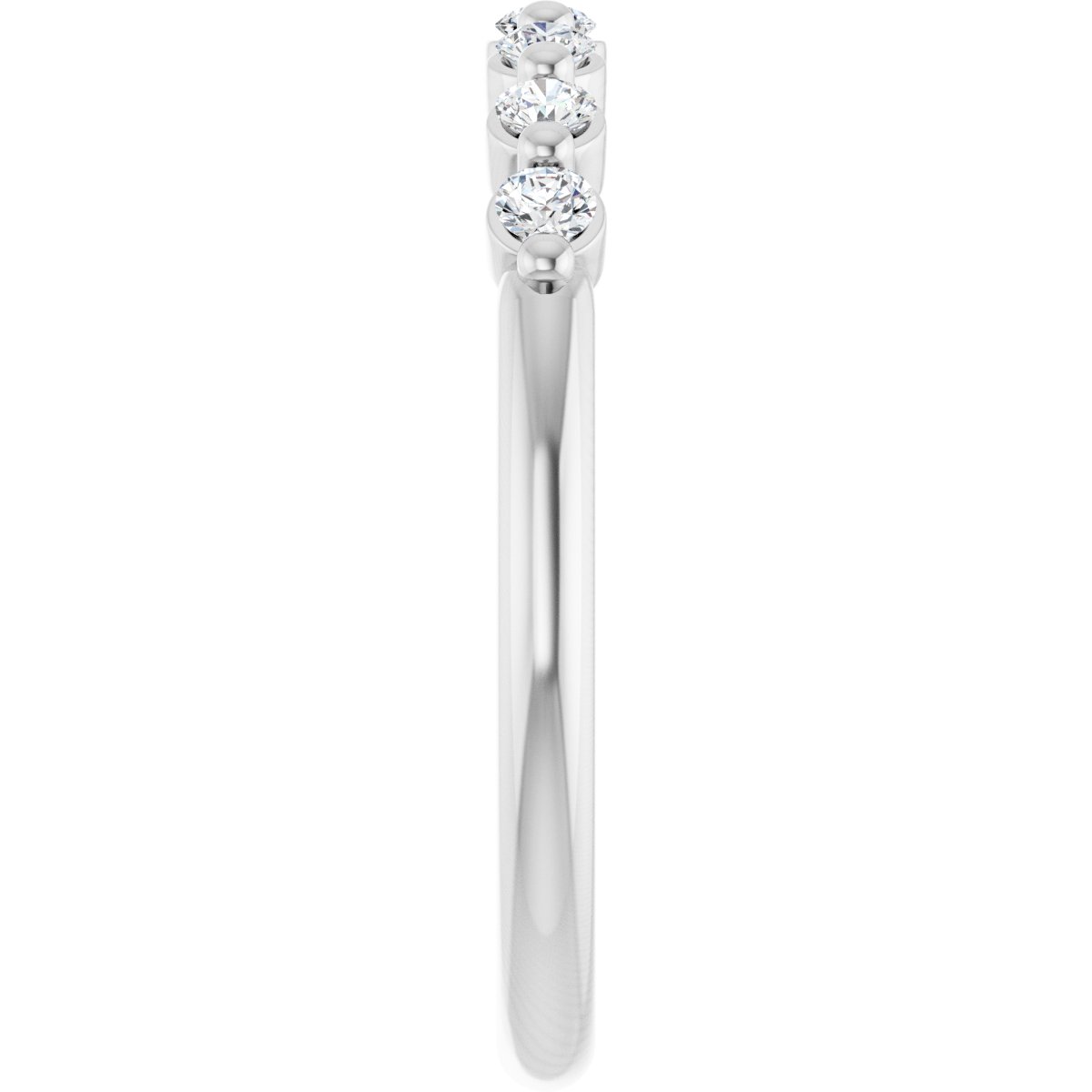 1/5 Ctw Lab-Grown Diamond Anniversary Band - White Gold - Lab Grown Diamond