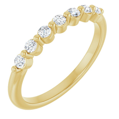 1/5 Ctw Lab-Grown Diamond Anniversary Band