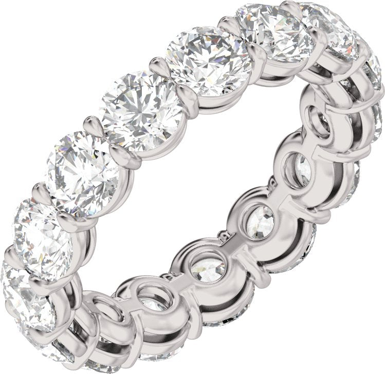 4 3/4 Ctw Lab-Grown Diamond Low Profile Eternity Band